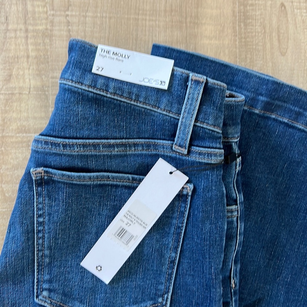 THE MOLLY HIGH WAIST FLARE TROUSER JEANS IN MAJORLY